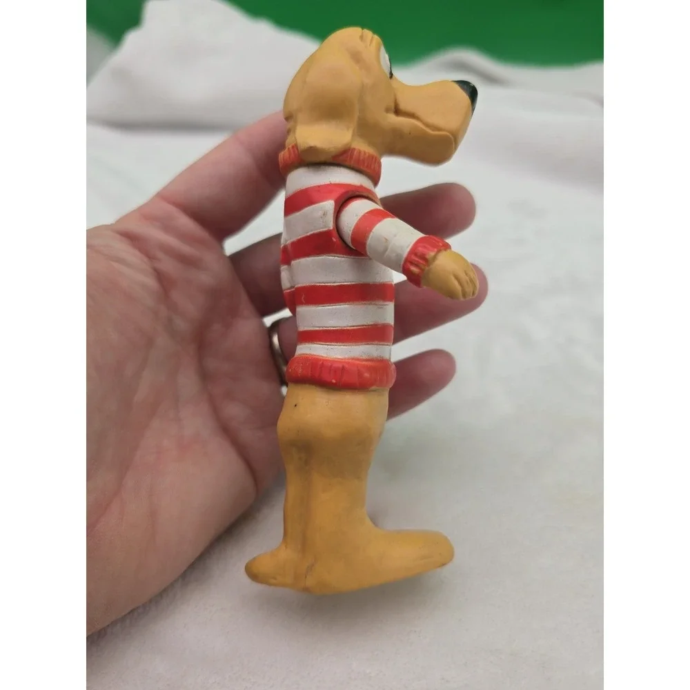 Vintage Beauregard Hound Soft Vinyl‎ Rubber Toy Figure (Walt Kelly 1969)